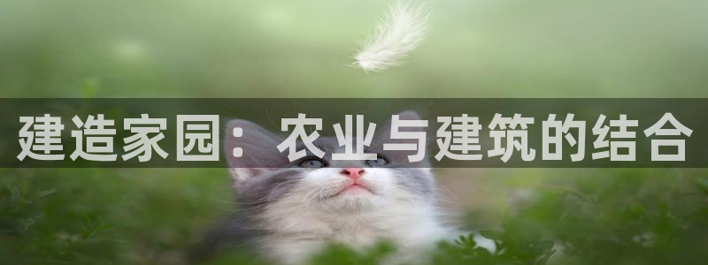 先锋娱乐大厅有挂吗：建造家园：农业与建筑的结合
