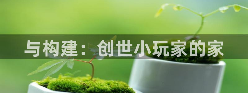 先锋娱乐软件：与构建：创世小玩家的家