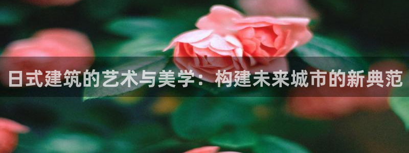 先锋娱乐理财logo：日式建筑的艺术与美学：构建未来城市的新典范