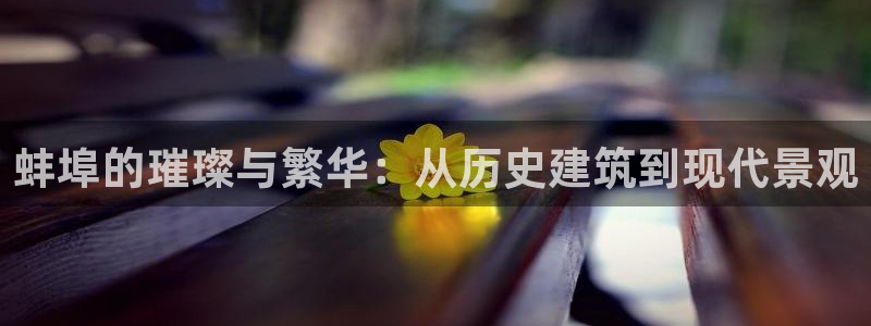 澳门先锋娱乐：蚌埠的璀璨与繁华：从历史建筑到现代景观